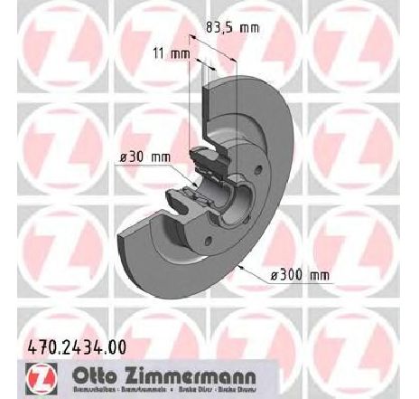 Disc frana ZIMMERMANN 470.2434.00</br>Piesa auto pentru Frana disc Disc frana ZIMMERMANN 470.2434.00</br>Piesa auto pentru Frana disc