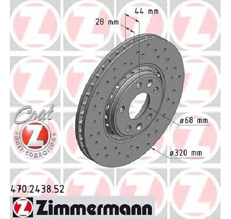 Disc frana ZIMMERMANN 470.2438.52</br>Piesa auto pentru Frana disc Disc frana ZIMMERMANN 470.2438.52</br>Piesa auto pentru Frana disc