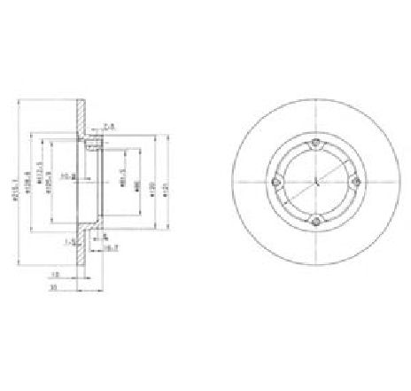 Disc frana DELPHI BG2400</br>Piesa auto pentru Frana disc Disc frana DELPHI BG2400</br>Piesa auto pentru Frana disc