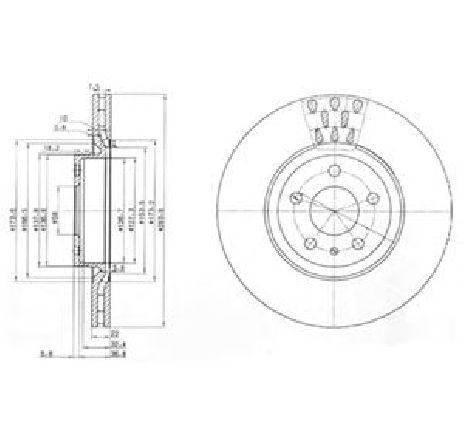 Disc frana DELPHI BG2512</br>Piesa auto pentru Frana disc Disc frana DELPHI BG2512</br>Piesa auto pentru Frana disc