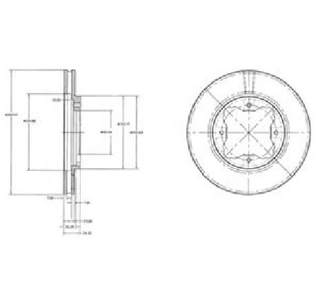 Disc frana DELPHI BG2798</br>Piesa auto pentru Frana disc Disc frana DELPHI BG2798</br>Piesa auto pentru Frana disc