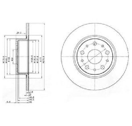 Disc frana DELPHI BG3076</br>Piesa auto pentru Frana disc Disc frana DELPHI BG3076</br>Piesa auto pentru Frana disc