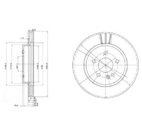 Disc frana DELPHI BG3397</br>Piesa auto pentru Frana disc Disc frana DELPHI BG3397</br>Piesa auto pentru Frana disc