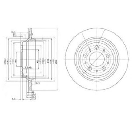 Disc frana DELPHI BG3515</br>Piesa auto pentru Frana disc Disc frana DELPHI BG3515</br>Piesa auto pentru Frana disc
