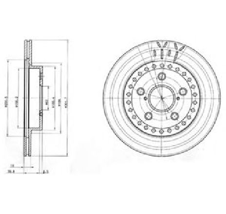 Disc frana DELPHI BG3536</br>Piesa auto pentru Frana disc Disc frana DELPHI BG3536</br>Piesa auto pentru Frana disc
