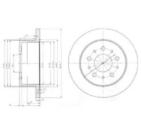 Disc frana TRW DF4481 Disc frana TRW DF4481