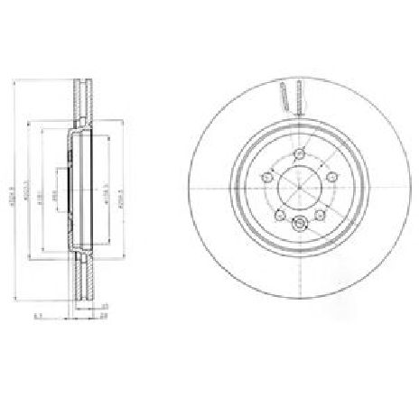 Disc frana DELPHI BG3918 Disc frana DELPHI BG3918