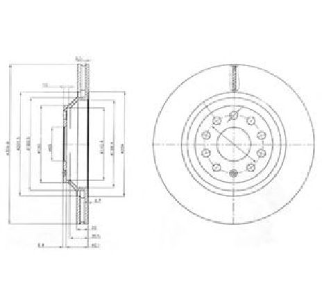 Disc frana DELPHI BG3975</br>Piesa auto pentru Frana disc Disc frana DELPHI BG3975</br>Piesa auto pentru Frana disc