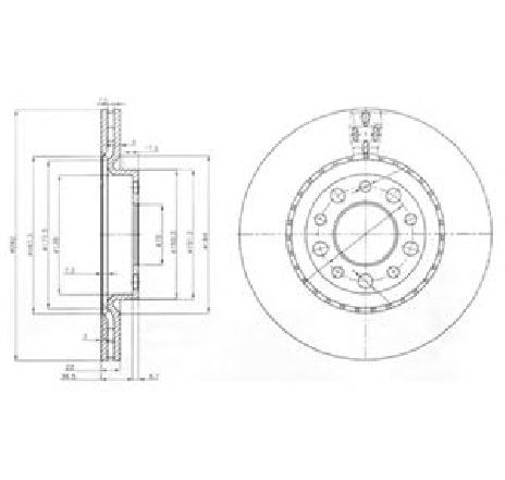 Disc frana DELPHI BG3995</br>Piesa auto pentru Frana disc Disc frana DELPHI BG3995</br>Piesa auto pentru Frana disc