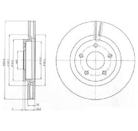 Disc frana DELPHI BG4109C</br>Piesa auto pentru Frana disc Disc frana DELPHI BG4109C</br>Piesa auto pentru Frana disc