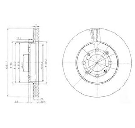 Disc frana DELPHI BG4148</br>Piesa auto pentru Frana disc Disc frana DELPHI BG4148</br>Piesa auto pentru Frana disc