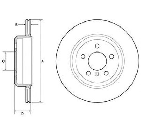 Disc frana DELPHI BG4664C</br>Piesa auto pentru Frana disc Disc frana DELPHI BG4664C</br>Piesa auto pentru Frana disc