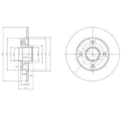 Disc frana DELPHI BG9022RSC</br>Piesa auto pentru Frana disc Disc frana DELPHI BG9022RSC</br>Piesa auto pentru Frana disc