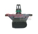 Senzor, presiune galerie admisie; Senzor presiune, amplificare frane METZGER 0906099