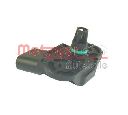 Senzor, presiune galerie admisie; Senzor presiune, amplificare frane METZGER 0906099
