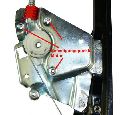 Mecanism actionare geam METZGER 2160068