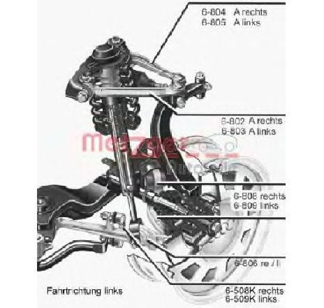Brat, suspensie roata METZGER 58009318</br>Piesa auto pentru Directie / bucsi, rulmenti Brat, suspensie roata METZGER 58009318</br>Piesa auto pentru Directie / bucsi, rulmenti