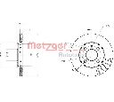 Disc frana METZGER 6110015</br>Piesa auto pentru Frana disc