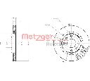 Disc frana METZGER 6110023</br>Piesa auto pentru Frana disc
