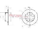 Disc frana METZGER 6110030</br>Piesa auto pentru Frana disc