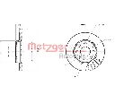 Disc frana METZGER 6110038</br>Piesa auto pentru Frana disc