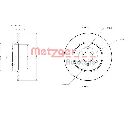 Disc frana METZGER 6110040</br>Piesa auto pentru Frana disc