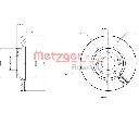 Disc frana METZGER 6110076</br>Piesa auto pentru KIA SPORTAGE (JE, KM)  2.0 i 16V