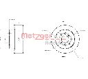 Disc frana METZGER 6110081</br>Piesa auto pentru Frana disc