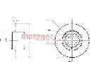 Disc frana METZGER 6110137</br>Piesa auto pentru Frana disc