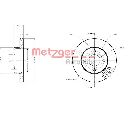 Disc frana METZGER 6110169</br>Piesa auto pentru Frana disc