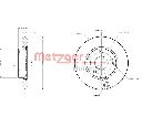 Disc frana METZGER 6110175
