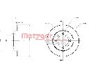 Disc frana METZGER 6110186</br>Piesa auto pentru Frana disc