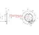 Disc frana METZGER 6110202</br>Piesa auto pentru Frana disc