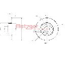 Disc frana METZGER 6110204</br>Piesa auto pentru Frana disc