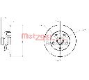 Disc frana METZGER 6110232</br>Piesa auto pentru Frana disc