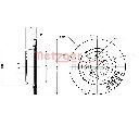 Disc frana METZGER 6110245</br>Piesa auto pentru Frana disc