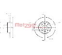 Disc frana METZGER 6110246</br>Piesa auto pentru Frana disc