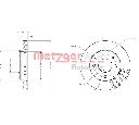 Disc frana METZGER 6110248</br>Piesa auto pentru Frana disc