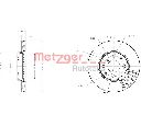Disc frana METZGER 6110255</br>Piesa auto pentru Frana disc