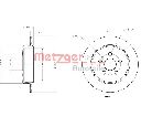 Disc frana METZGER 6110333</br>Piesa auto pentru Frana disc