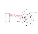 Disc frana METZGER 6110396</br>Piesa auto pentru KIA SOUL (AM)  1.6 GDI