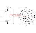 Disc frana METZGER 6110432</br>Piesa auto pentru Frana disc Disc frana METZGER 6110432</br>Piesa auto pentru Frana disc