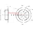Disc frana METZGER 6110464</br>Piesa auto pentru Frana disc