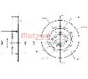 Disc frana METZGER 6110646</br>Piesa auto pentru Frana disc