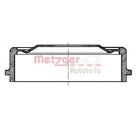 Tambur frana METZGER BT 625</br>Piesa auto pentru Frana tambur Tambur frana METZGER BT 625</br>Piesa auto pentru Frana tambur