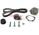 Set pompa apa + curea dintata METZGER WM-Z 7600WP</br>Piesa auto pentru Curea distributie / Rola de tensionare / Rola de ghidare