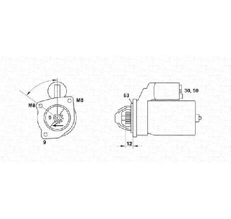 Starter MAGNETI MARELLI 063103023010</br>Piesa auto pentru Sistem pornire Starter MAGNETI MARELLI 063103023010</br>Piesa auto pentru Sistem pornire