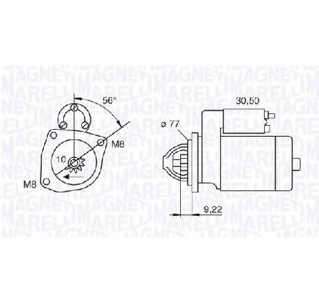Starter MAGNETI MARELLI 063187001010</br>Piesa auto pentru Sistem pornire Starter MAGNETI MARELLI 063187001010</br>Piesa auto pentru Sistem pornire