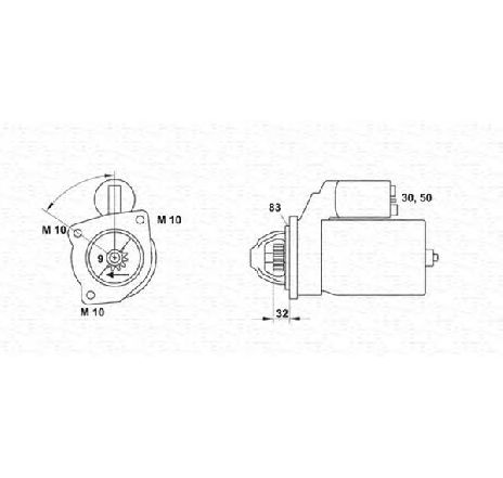 Starter MAGNETI MARELLI 063222138010</br>Piesa auto pentru Sistem pornire Starter MAGNETI MARELLI 063222138010</br>Piesa auto pentru Sistem pornire
