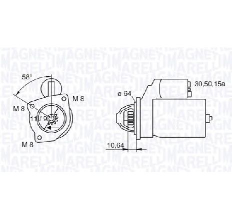 Starter MAGNETI MARELLI 063223101010</br>Piesa auto pentru Sistem pornire Starter MAGNETI MARELLI 063223101010</br>Piesa auto pentru Sistem pornire